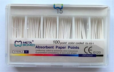 Штифты бумажные кон 06  №15 (100шт), Мета Китай Б0615