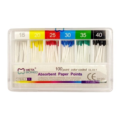 Штифты бумажные кон 04  №15-40 (100шт), Мета Б0415-40