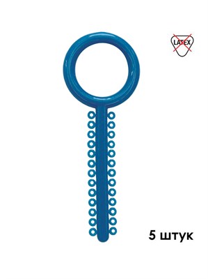 Лигатура Uni Stick-26 цвет голубой металлик, 5 шт Лигатура/голубметал