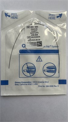 Дуга Cu-Ni-Ti Damon 016, Китай, ORMCO 205-1903 Дуга Damon 016