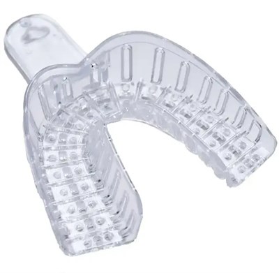 Ложка слепочная  №3 нижняя челюсть, для имплантологии, прозрачные / JNB Ложка слеп. импл. №3 н/ч