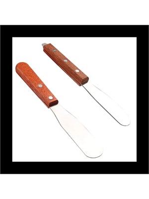 Шпатель зуботехнический большой, с деревянной ручкой Шпатель зуб. большой с деревянной ручкой