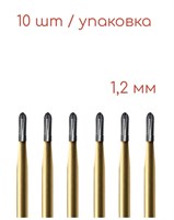 Боры ТВС для разрезания коронок 012 мм , 10 шт АГРИ Боры ТВС 10