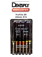 Профайлы 04 15/25мм, 6 шт Dentsplay, Швейцария ProFile.04 №15/25mm