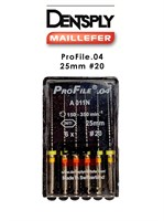 Профайлы 04 20/25мм, 6 шт Dentsplay, Швейцария ProFile.04 №20/25mm
