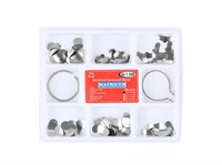 Матрицы 1.398 набор секционных матриц с кольцами (2шт), 100шт Китай Матрицы 1.398/50мкм