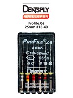 Профайлы 06 15-40/25мм. 6 шт Dentsplay, Швейцария ProFile.06 №15-40/25mm