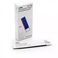 Бумага артикуляционная двухсторонняя, синяя/красная 144 листов, 80мкн /  Кольтене Бумага арт. Кольтен