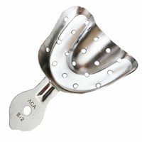 Ложка оттискная № 1 верхняя челюсть, металлическая Ложкамет№1в/ч