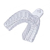 Ложка слепочная  №2 нижняя челюсть, для имплантологии, прозрачные / JNB Ложка слеп. импл. №2 н/ч